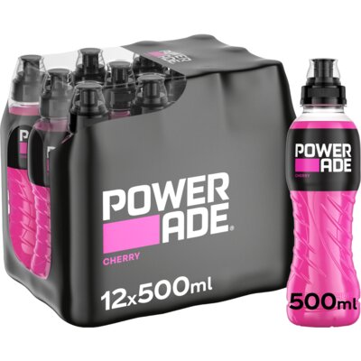 Powerade Cherry PET Tray 12x50cl