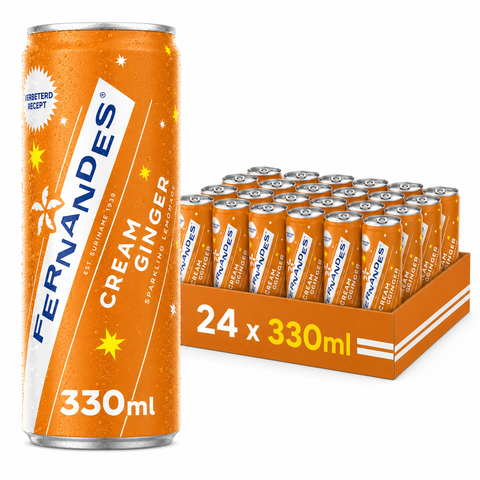 Fernandes Cream Ginger Blik 33cl - Tray 24 stuks