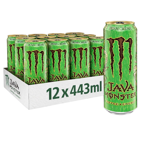 monster energy java irish cream 12 x 443ml tray us import