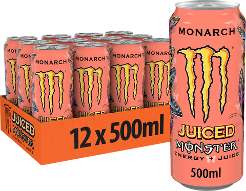 monster energy monarch 12 x 500ml tray energiedrank