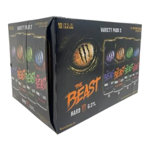 monster energy the beast variety pack 2 12 x 355ml tray us import