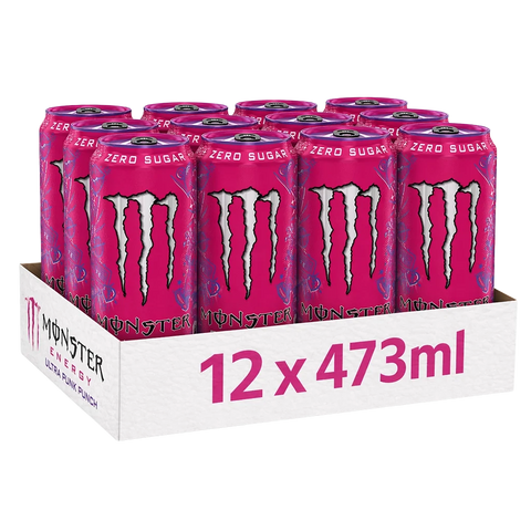 monster energy ultra punk punch 12 x 473ml tray us import
