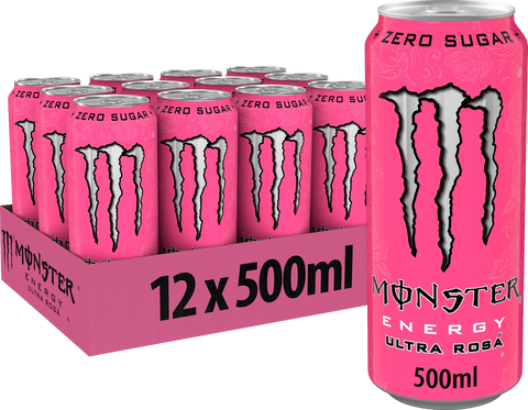 monster energy ultra rosa 12 x 500ml tray pl import