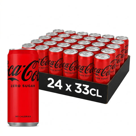 Coca Cola Zero Blik 33cl - Tray 24 stuks