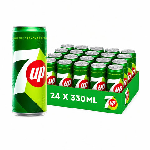 7UP Regular Blik 33cl - Tray 24 stuks